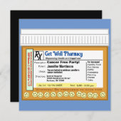 おもしろい用のがんフリーRX 招待状 (正面/裏面)
