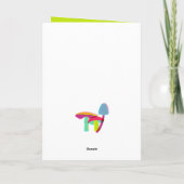 おもしろい男のキノコおもしろいの誕生日 カード (裏面)