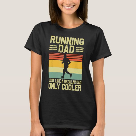 おもしろい男性へパパランニングマラソンランナーMaコーチ Tシャツ (正面)