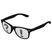 おもしろい疑問符の感嘆符間抜けおもしろい キッズサングラス (アングル)