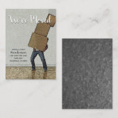 おもしろい発表引っ越しましたの移動 エンクロージャーカード (正面/裏面)