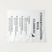 おもしろい登山引用文大きい石 タペストリー (正面(横))