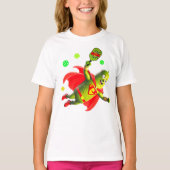おもしろい白のピクルマンパーソナライズされた Tシャツ (正面)