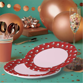 おもしろい白黒すてき子猫海賊スカルボーン ペーパープレート