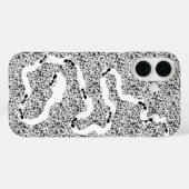 おもしろい白黒アリ農場虫ユーモア Case-Mate iPhoneケース (裏面 (横))