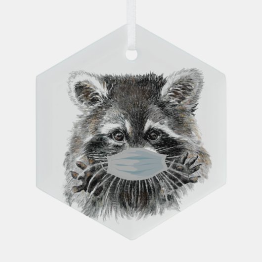 おもしろい白黒カウファーム動物ユーモアガラスオルナム ガラスオーナメント (裏面)