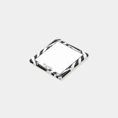 おもしろい白黒光学錯覚デザイン ポストイット (アングル)