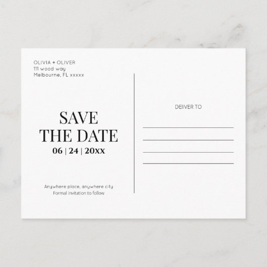 おもしろい白黒新聞の写結婚真 ポストカード (裏面)