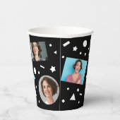 おもしろい白黒紙吹雪写真30th Birthday 紙コップ (右)