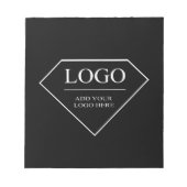 おもしろい白黒誕生日パーソナライズされたギフト ノートパッド (正面)