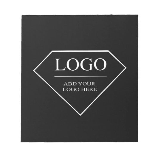 おもしろい白黒誕生日パーソナライズされたギフト ノートパッド (正面)