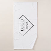 おもしろい白黒誕生日パーソナライズされたギフト バスタオル (バスタオル)