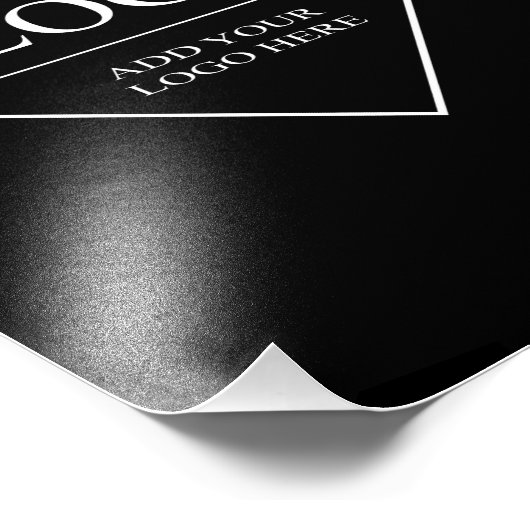 おもしろい白黒誕生日パーソナライズされたギフト フォトプリント            (角)