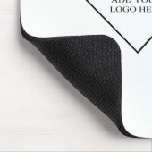 おもしろい白黒誕生日パーソナライズされたギフト マウスパッド (コーナー)