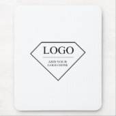 おもしろい白黒誕生日パーソナライズされたギフト マウスパッド (正面)