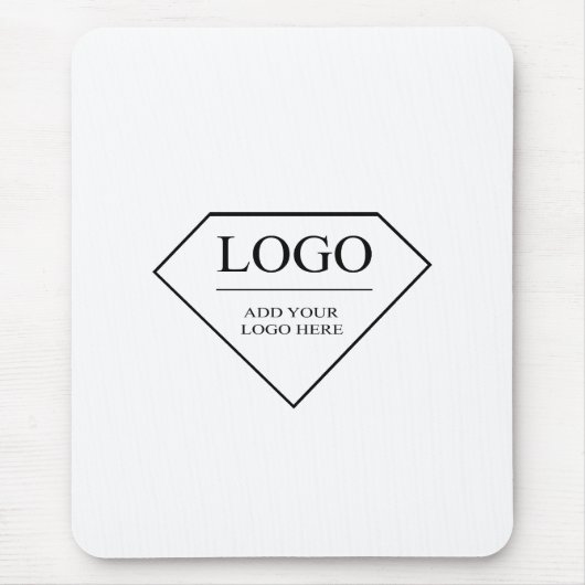 おもしろい白黒誕生日パーソナライズされたギフト マウスパッド (正面)