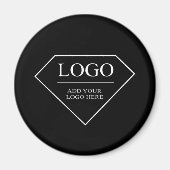 おもしろい白黒誕生日パーソナライズされたギフト マグネット (正面)