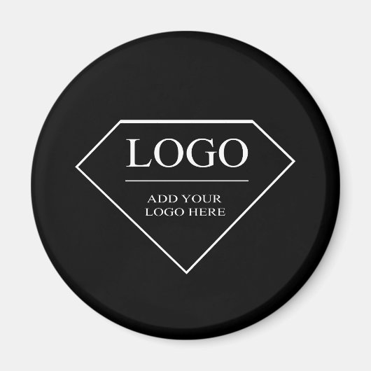 おもしろい白黒誕生日パーソナライズされたギフト マグネット (正面)