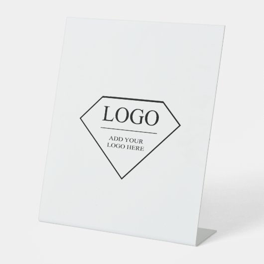 おもしろい白黒誕生日パーソナライズされたギフト 台座サイン (正面)