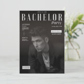 おもしろい白黒雑誌バチュラーパーティ 招待状 (スタンド正面)