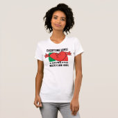 おもしろい皆はメキシコ女の子のTシャツを愛します Tシャツ (正面フル)