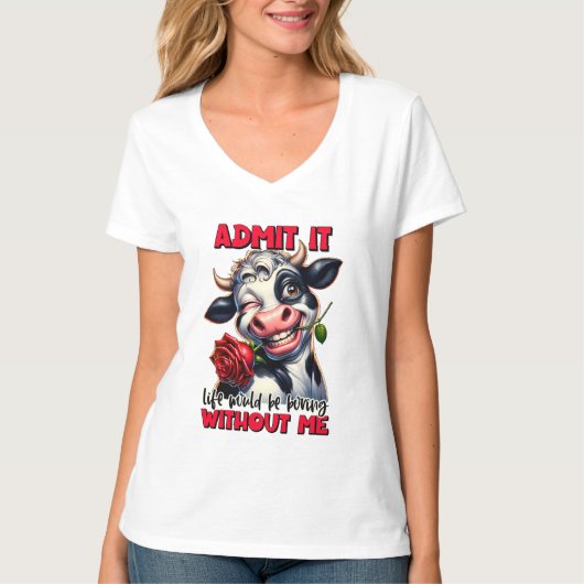 おもしろい皮肉なダックの言葉アート Tシャツ (正面)