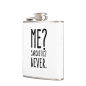 おもしろい皮肉な私決して フラスク (左)