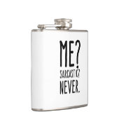 おもしろい皮肉な私決して フラスク (右)