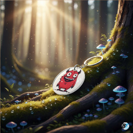 おもしろい皮肉モンスターミニマリスト キーホルダー