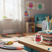 おもしろい皮肉モンスターミニマリスト キーホルダー