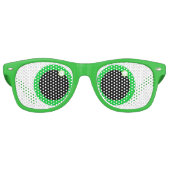 おもしろい目を十字に切る レトロサングラス (正面)