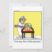 おもしろい看護学校卒業招待状 招待状 (正面)