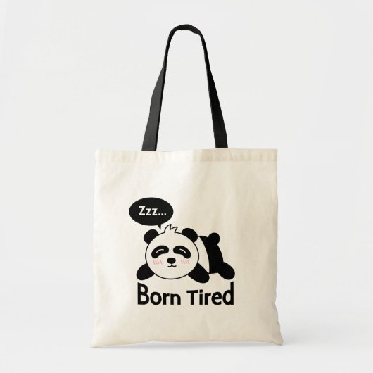 おもしろい眠るパ生まれダ トートバッグ (正面)