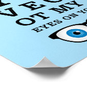 おもしろい眼光 ポスター (角)