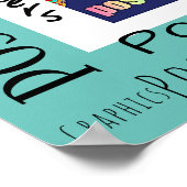 おもしろい眼鏡ポスターアート ポスター (角)