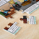 おもしろい眼鏡ワークプレイスユーモアパズル ジグソーパズル (側面)