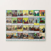 おもしろい眼鏡ワークプレイスユーモアパズル ジグソーパズル (横)