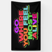 おもしろい知恵の言葉 横断幕 (縦)