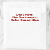 おもしろい矩形ステッカーの引用文 長方形シール (バッグ)