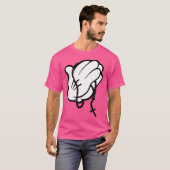 おもしろい祈手 Tシャツ (正面フル)