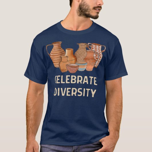 おもしろい祝陶磁陶磁粘土 Tシャツ (正面)