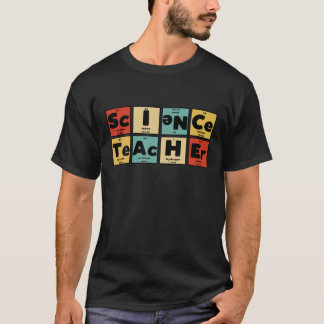 おもしろい神経科学先生周期表要素 Tシャツ