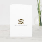 おもしろい私がイライラした漫画素晴らしだ サンキューカード (裏面)