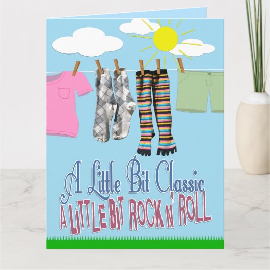 おもしろい私たち二人は完璧なペア 記念日カード カード (正面)