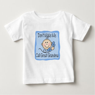 おもしろい私に呼出し曾祖母をしないで下さい ベビーTシャツ