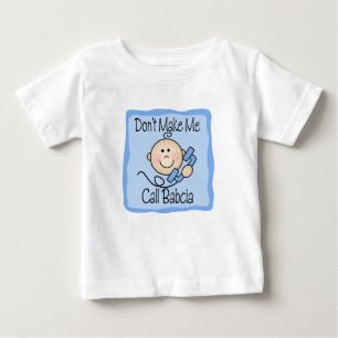 おもしろい私に呼出しBabciaをしないで下さい ベビーTシャツ