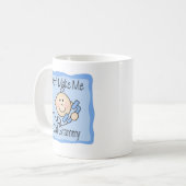 おもしろい私に呼出しGrammyをしないで下さい コーヒーマグカップ (正面左)