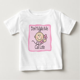 おもしろい私に呼出しLoloをしないで下さい ベビーTシャツ