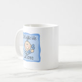 おもしろい私に呼出しNonnoをしないで下さい コーヒーマグカップ (正面左)