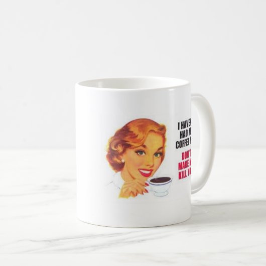 おもしろい私に私のコーヒーけれどもコーヒー・マグがありませんでした コーヒーマグカップ (正面右)